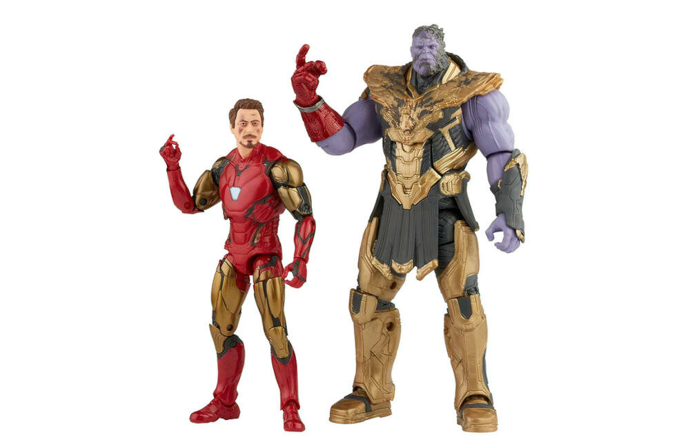 HASBRO-Marvel-Legends figurki iron man thanos bitwa wszechświat siła historia rozrywka fan