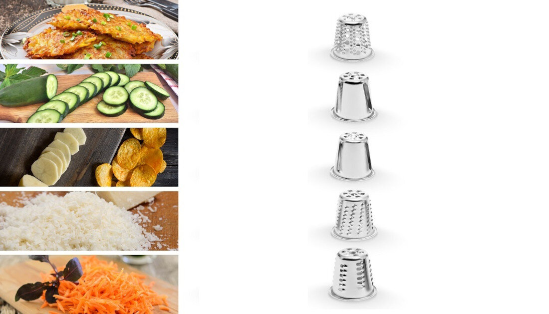 Robot planetarny kuchenny CONCEPT RM7010 1200W z blenderem kielichowym