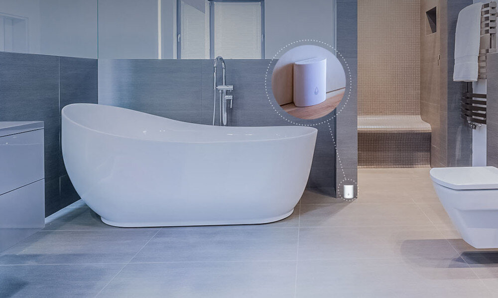 Czujnik zalania NOUS  E4 ZigBee wymiary wielkość przeznaczenie działanie zastosowanie