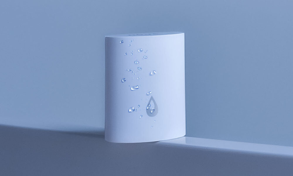 Czujnik zalania NOUS  E4 ZigBee łączność bateria czas działania konfiguracja bramka ustawienia protokół