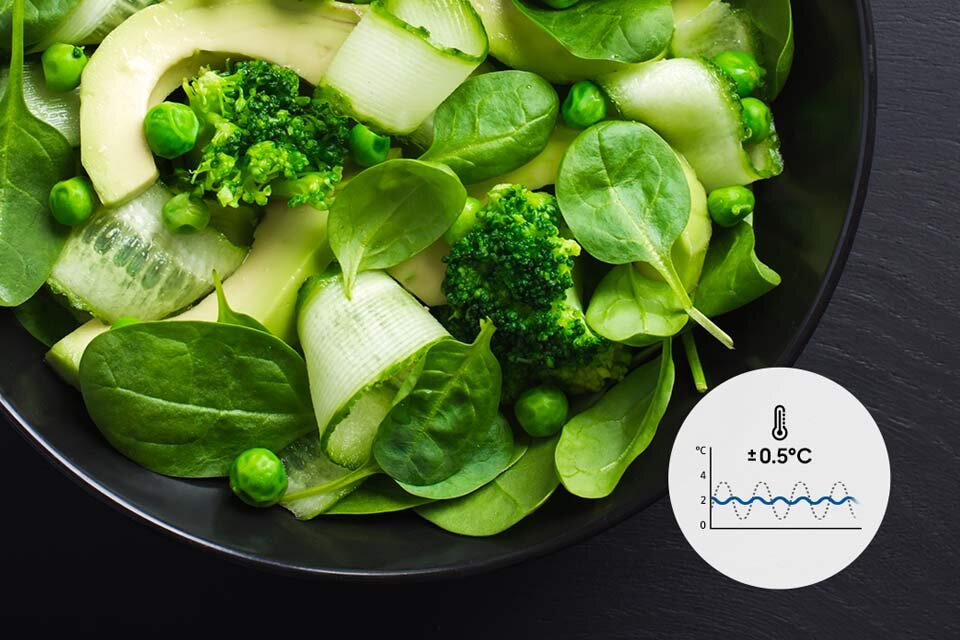 zdjęcie ze świeżymi warzywami, obrazujące doskonałe warunki chłodzenia zdjęcie ze świeżymi warzywami, obrazujące doskonałe warunki chłodzenia