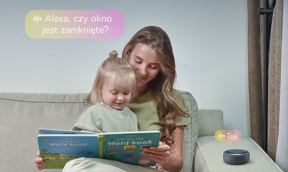 Czujnik otwarcia drzwi i okien NOUS E3 ZigBee podłączenie aplikacje obsługa konfiguracja asystent głosowy komendy