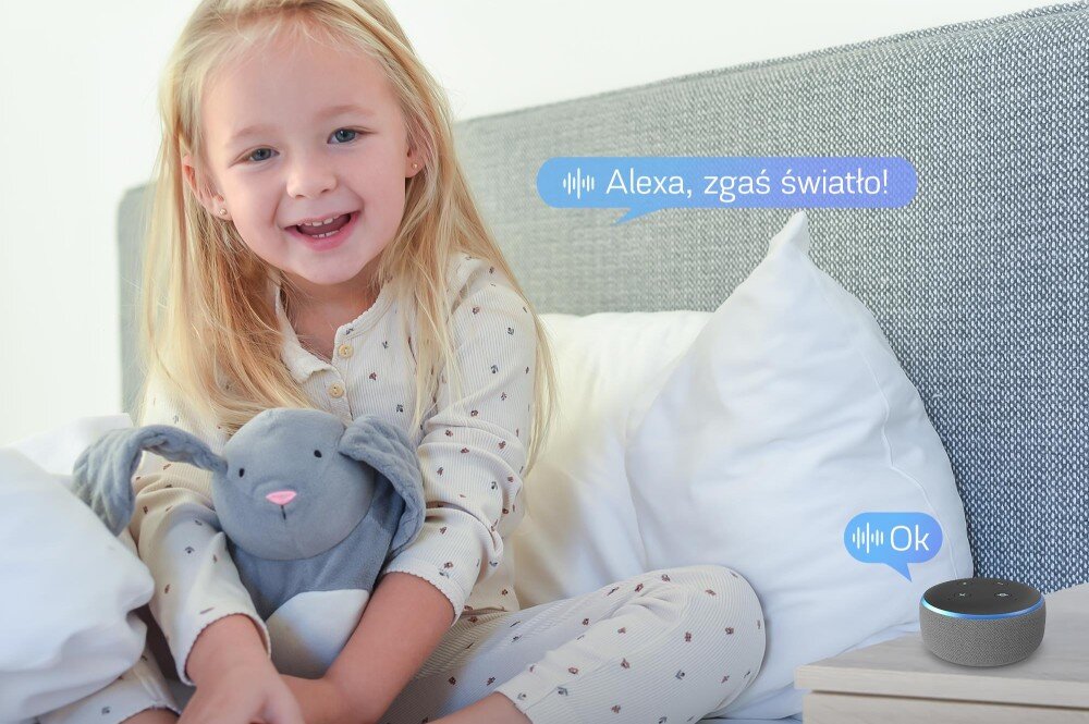 Inteligentna żarówka LED NOUS P3 9W E27 Wi-Fi komendy głosowe Google Home Alexa