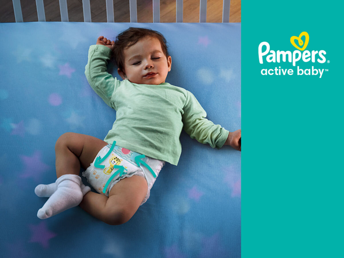 Pieluchy PAMPERS Active Baby 6 Extra Large (128 szt.)
