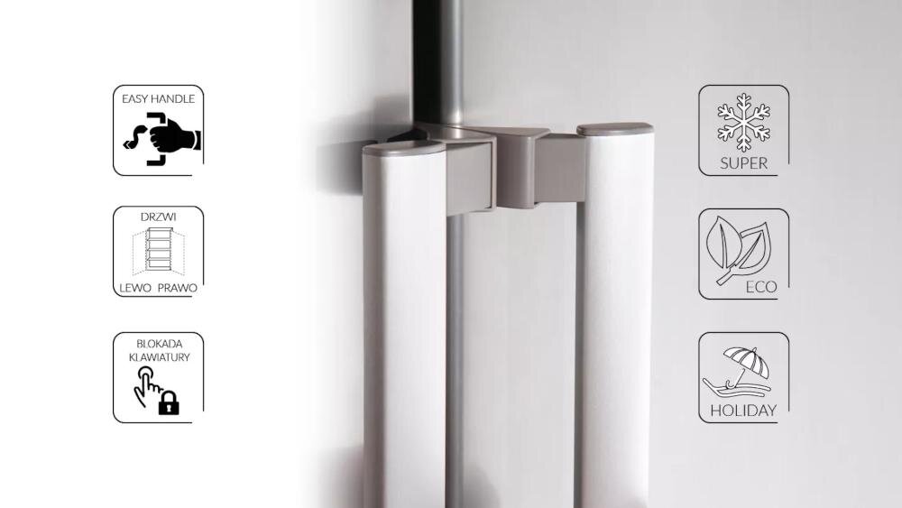 MPM-304-ZF-12 uchwyt easy handle drzwi mechanizm programy eco wakacje super chłodzenie