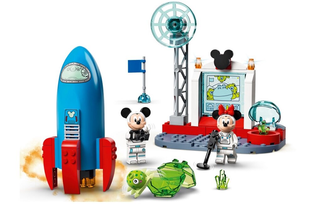 LEGO Disney Mickey and Friends Kosmiczna rakieta Myszki Miki i Minnie 10774 Wesołe budowanie i zabawa