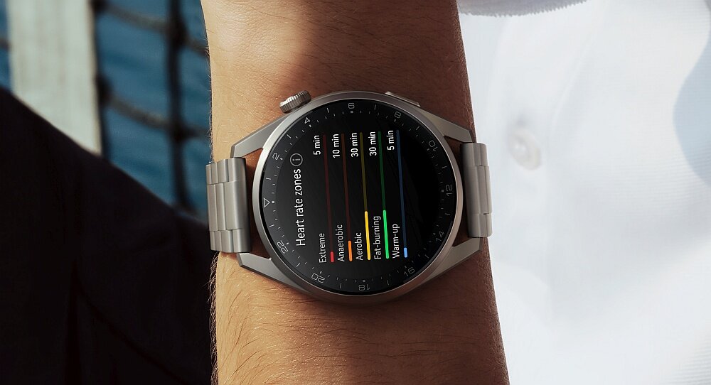 Smartwatch HUAWEI Watch 3 ekran sport monitoring krew tętno sen stres oddychanie pasek obudowa koperta smartfon dzwonienie