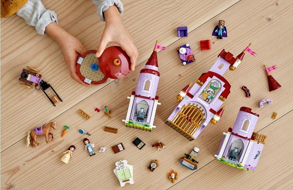 LEGO Disney Princess Zamek Belli i Bestii 43196 Piękny zestaw