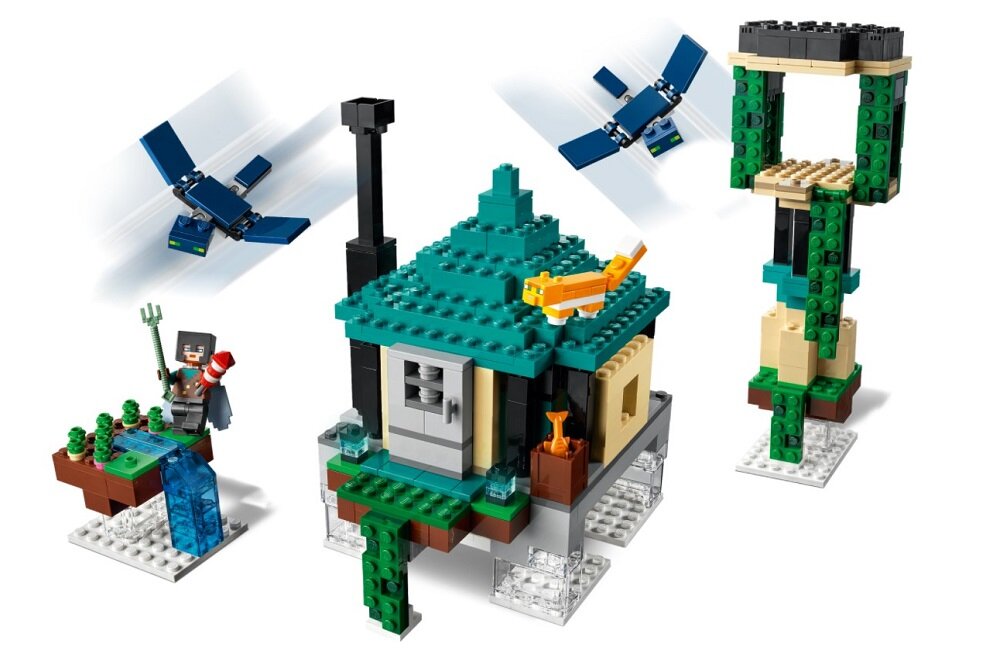 LEGO Minecraft Podniebna wieża 21173 Zabawa napędzana wyobraźnią