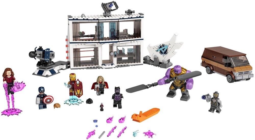 LEGO Marvel Avengers Koniec gry ostateczna bitwa 76192 Fajny zestaw LEGO Avengers z minifigurkami superbohaterów