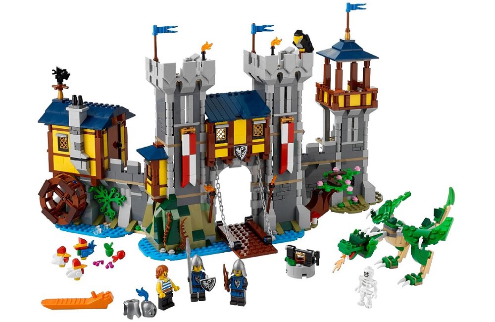 LEGO Creator 3w1 Średniowieczny zamek 31120 Minifigurki