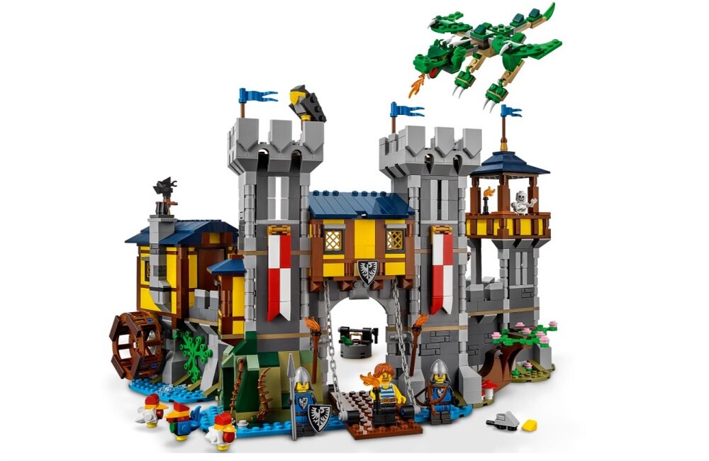 LEGO Creator 3w1 Średniowieczny zamek 31120 Wysoka jakość i bezpieczeństwo