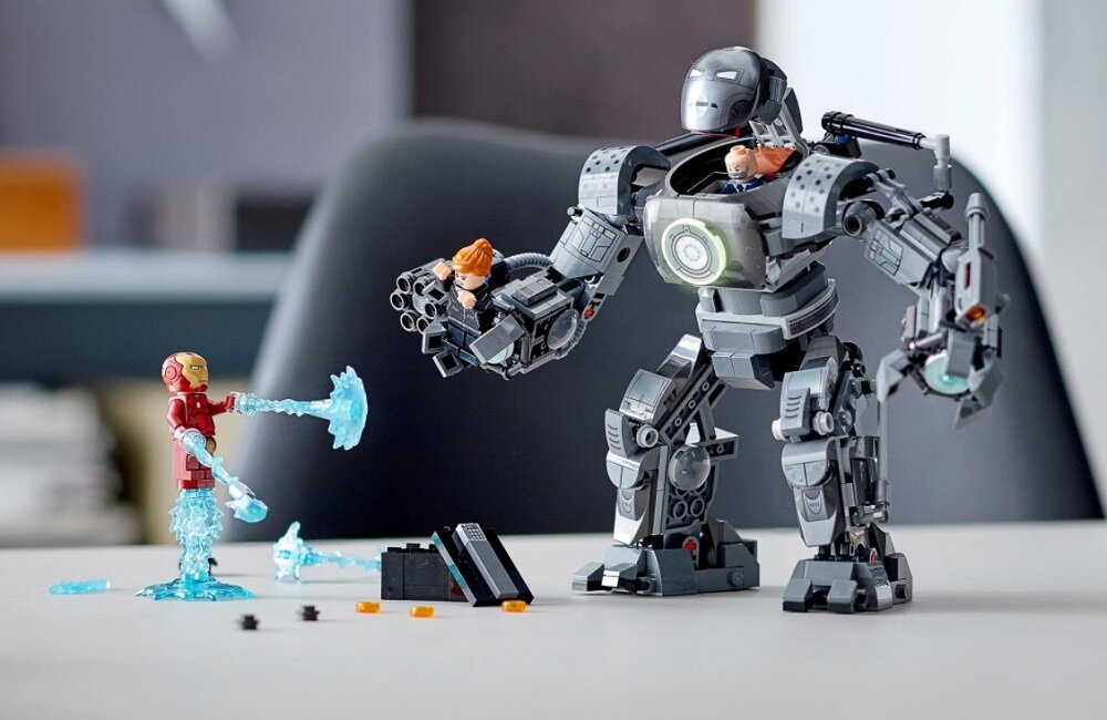 LEGO Marvel Iron Man zadyma z Iron Mongerem 76190 Gigantyczny mech Iron Monger Wiele godzin kreatywnej zabawy