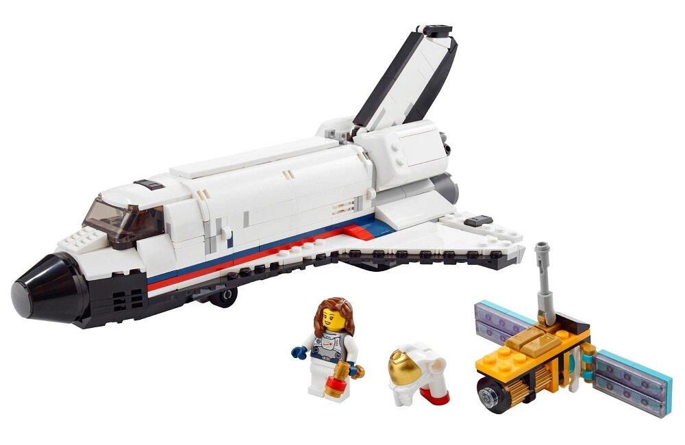 LEGO Creator 3 w 1 Przygoda w promie kosmicznym 31117 Dłuższa zabawa zestawami LEGO 3 w 1