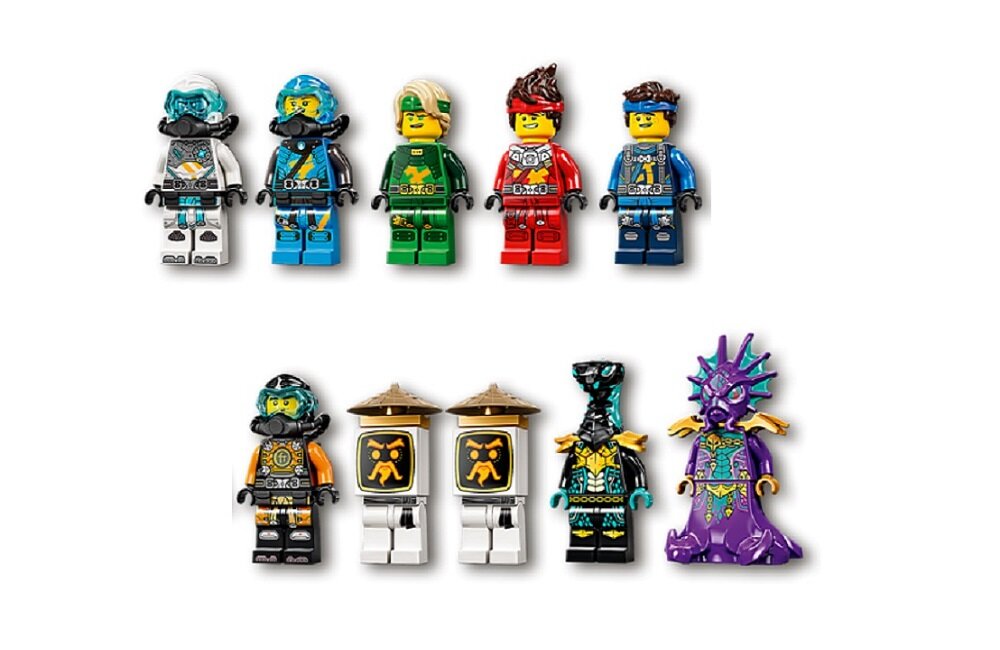 LEGO Ninjago Pływająca Perła 71756 Minifigurki