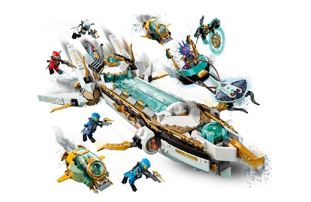 LEGO Ninjago Pływająca Perła 71756 Zabawa napędzana wyobraźnią