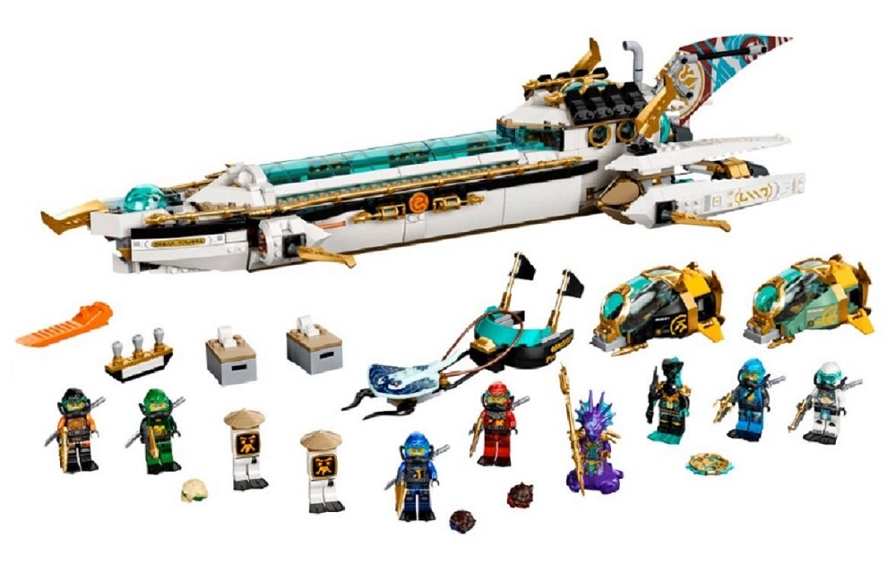 LEGO Ninjago Pływająca Perła 71756 Pomoc w rozwoju życiowych umiejętności
