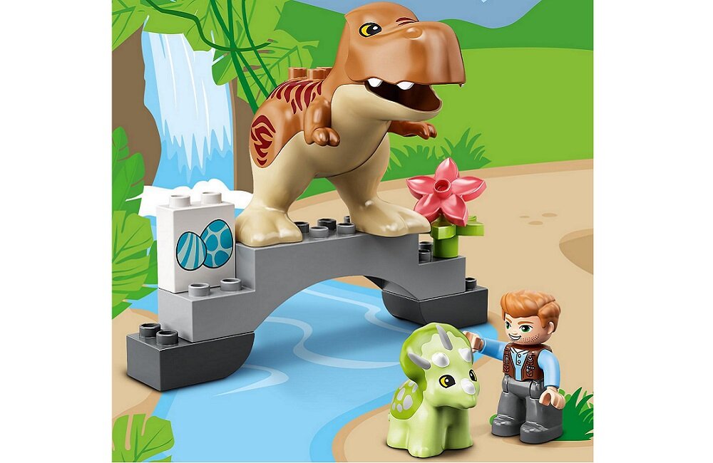 LEGO Duplo Ucieczka tyranozaura i triceratopsa 10939