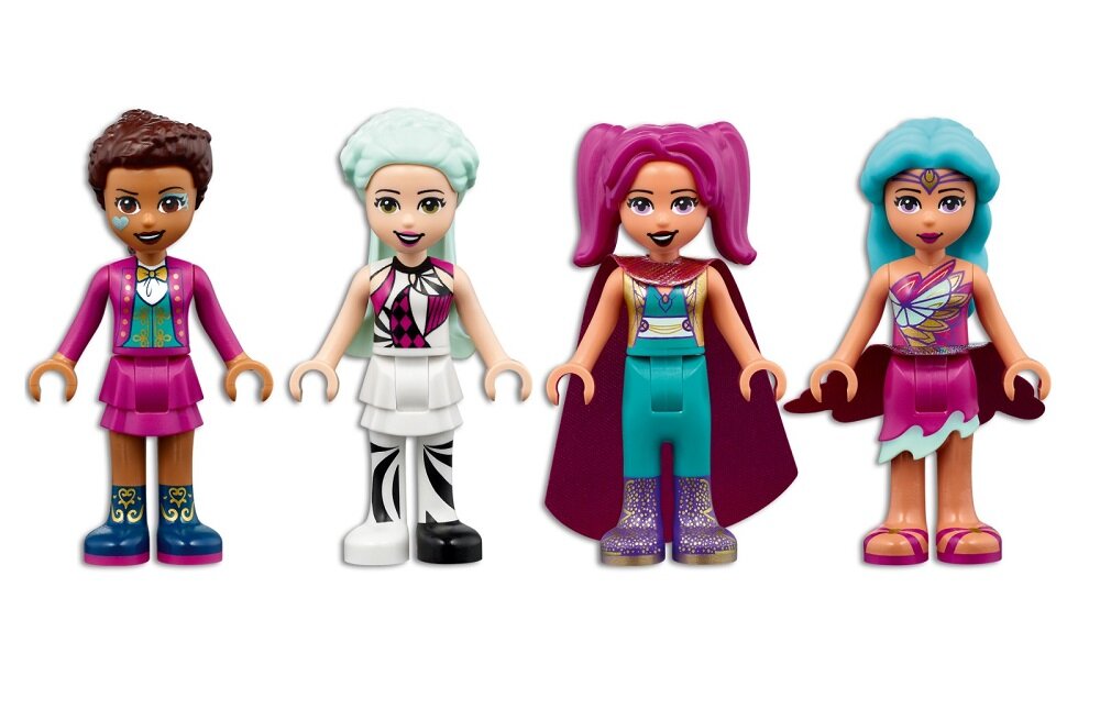 LEGO Friends Magiczne wesołe miasteczko z kolejką górską 41685 Minilaleczki