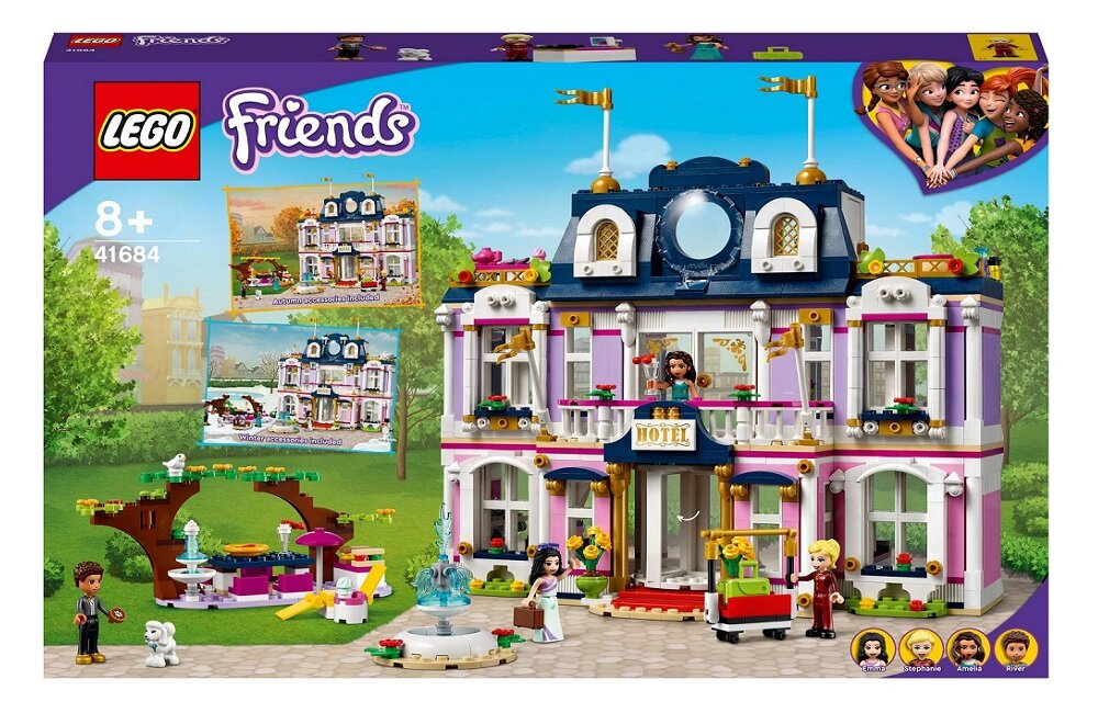 LEGO Friends Wielki hotel w mieście Heartlake 41684 Od lat dla Was