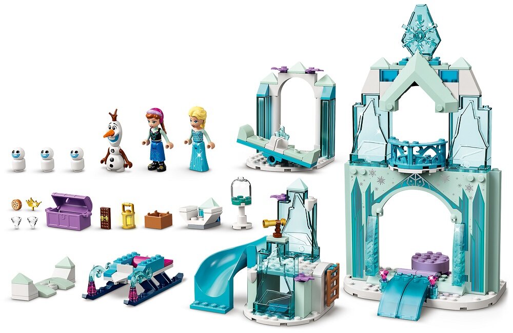 LEGO Disney Lodowa kraina czarów Anny i Elsy 43194 Wiele elementów w jednym zestawie