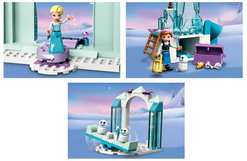 LEGO Disney Lodowa kraina czarów Anny i Elsy 43194 Nauka budowania