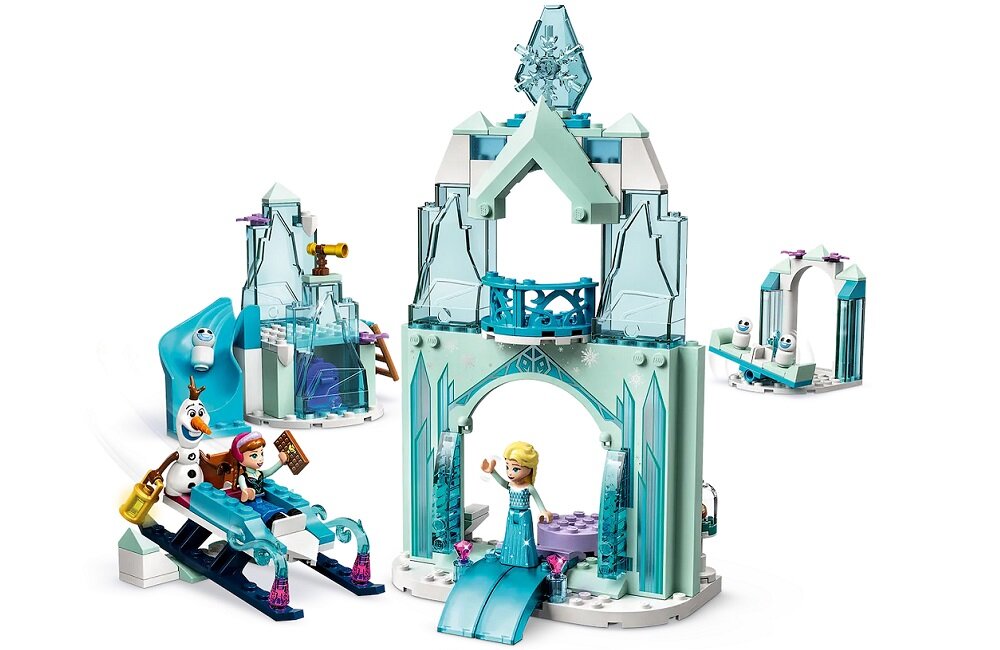 LEGO Disney Lodowa kraina czarów Anny i Elsy 43194 Wiele dodatków urozmaicających zabawę 154 elementów