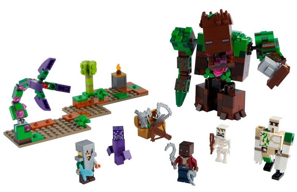 LEGO Minecraft Postrach Dżungli 21176 Wymiary modelu
