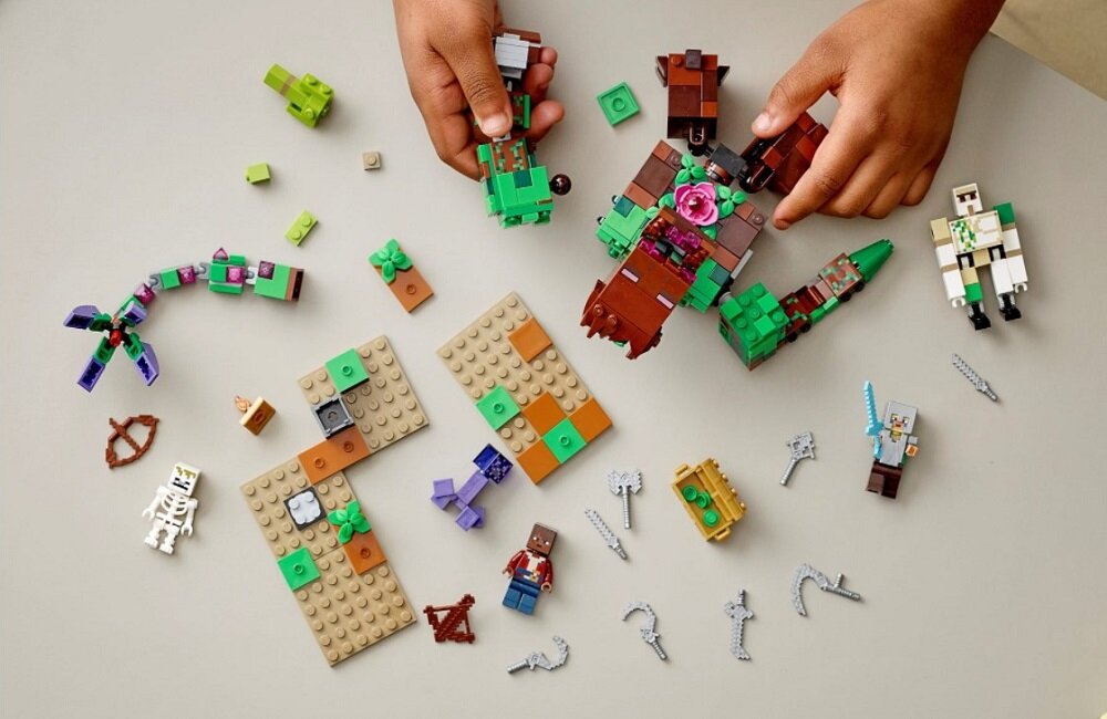 LEGO Minecraft Postrach Dżungli 21176 Trenowanie przydatnych umiejętności