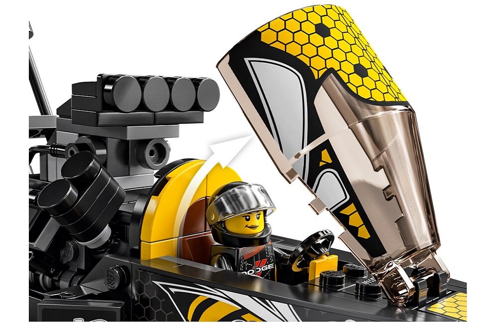 LEGO Speed Champions Mopar Dodge SRT Top Fuel Dragster i 1970 Dodge Challenger T A 76904 Zabawa tkwi w szczegółach