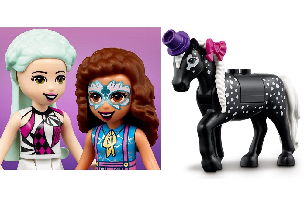 LEGO Friends Magiczna Akrobatyka 41686 minilaleczki figurka konia