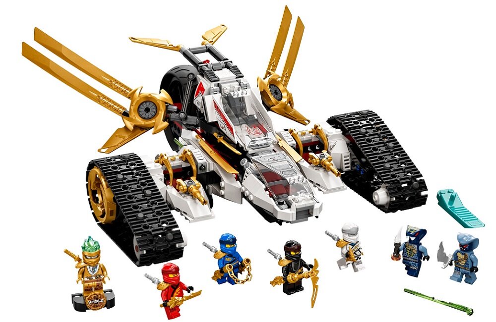LEGO Ninjago Pojazd ultradźwiękowy 71739 Możliwość łączenia z innymi zestawami