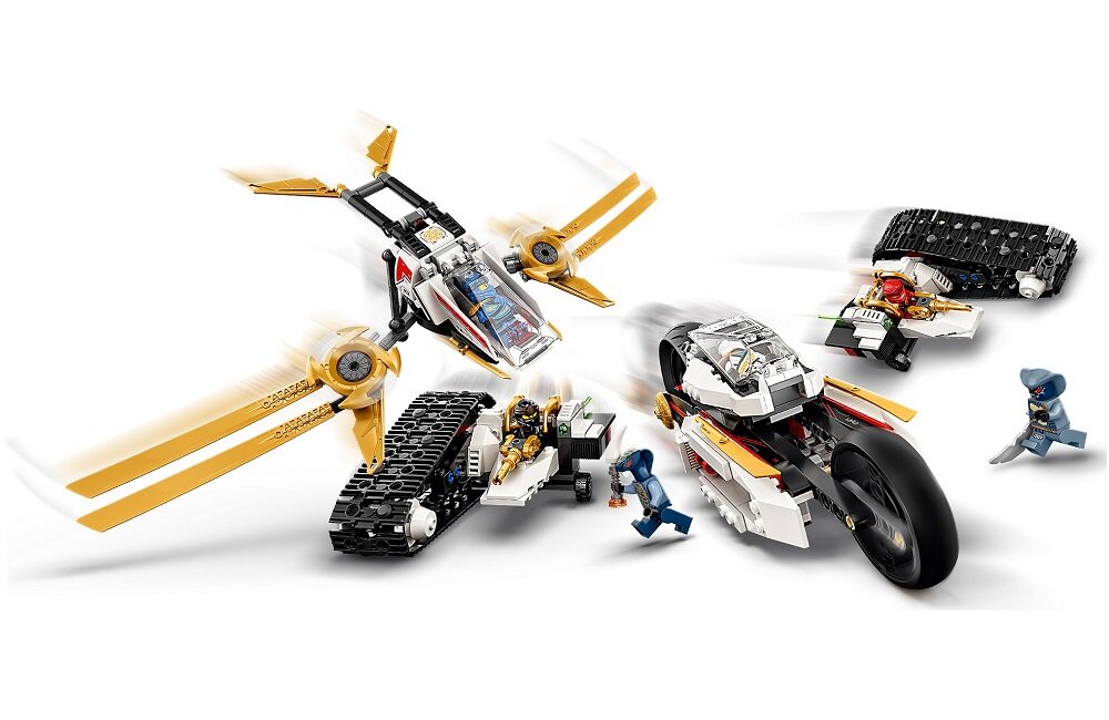 LEGO Ninjago Pojazd ultradźwiękowy 71739 Rozwój różnych zdolności