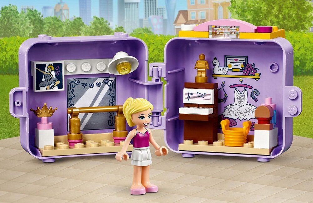 LEGO Friends Baletowa kostka Stephanie 41670 Zabawa napędzana wyobraźnią