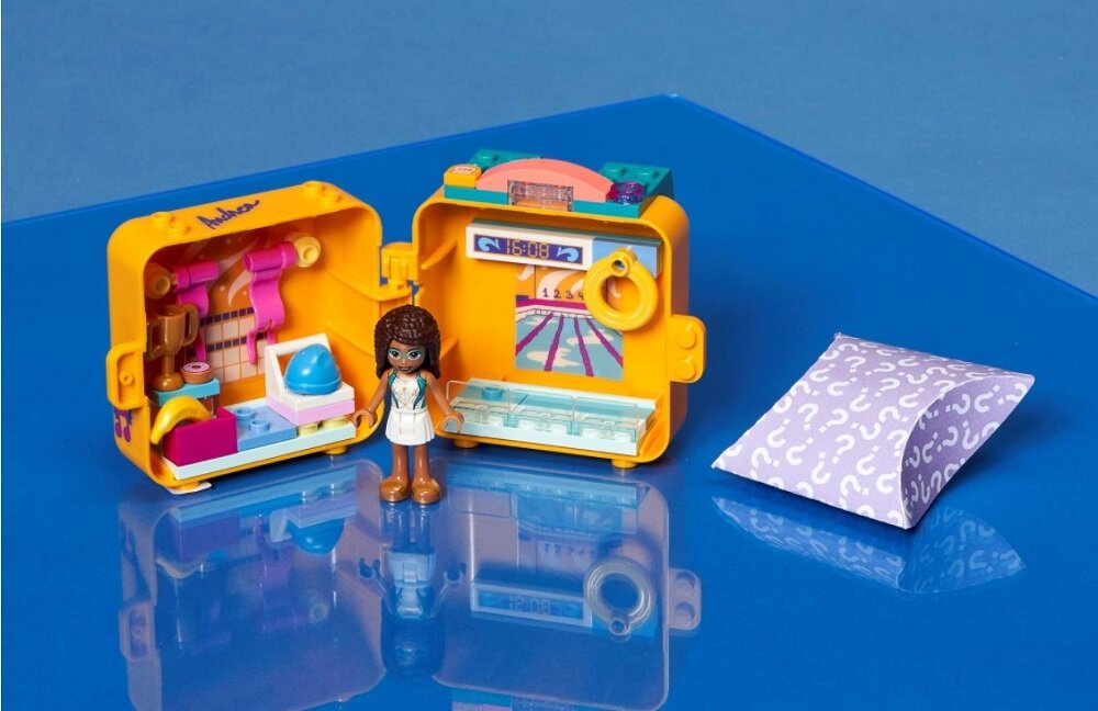 LEGO Friends Pływacka kostka Andrei 41671 Podsuwa dzieciom wiele pomysłów na zabawę z przyjaciółmi Taki upominek zadowoli każdego malucha
