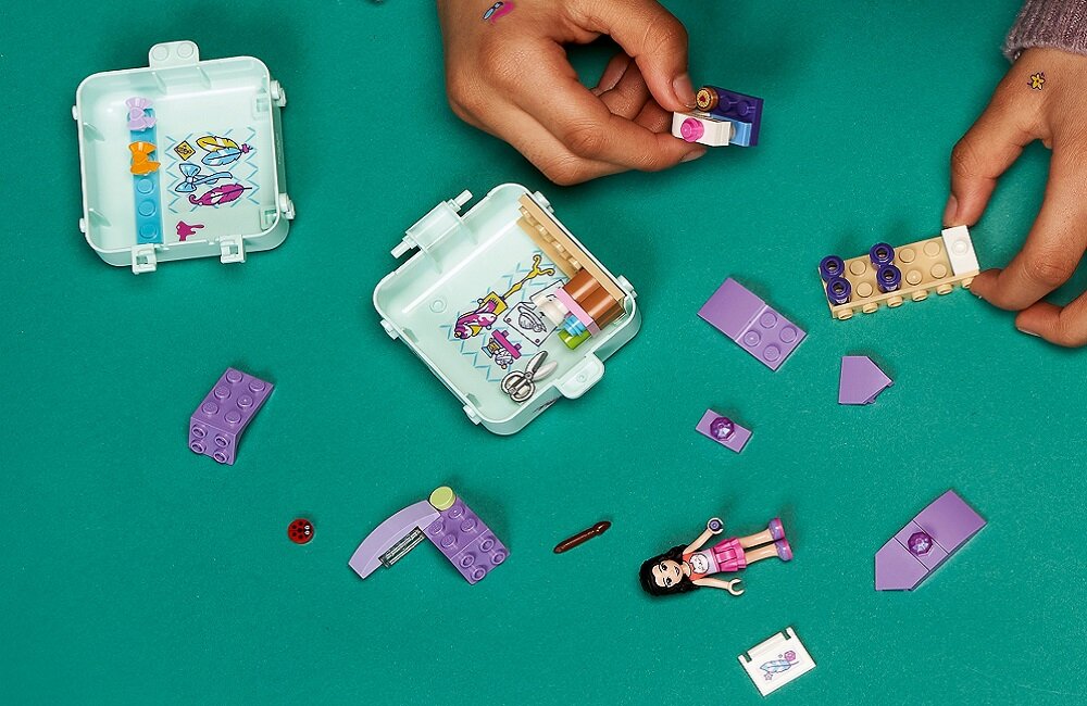 LEGO Friends Modowa kostka Emmy 41668 Zabawa napędzana wyobraźnią