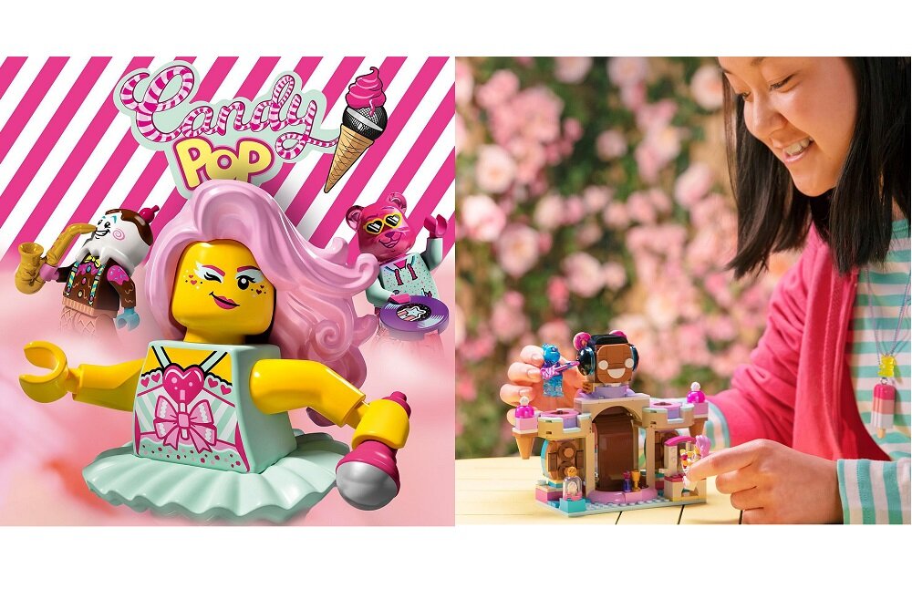 LEGO Vidiyo Scena w cukierkowym zamku 43111 Kreatywne spędzanie czasu przed ekranem