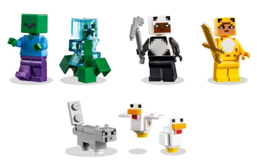 LEGO Minecraft Nowoczesny domek na drzewie 21174 W zestawie figurki 909 elementów