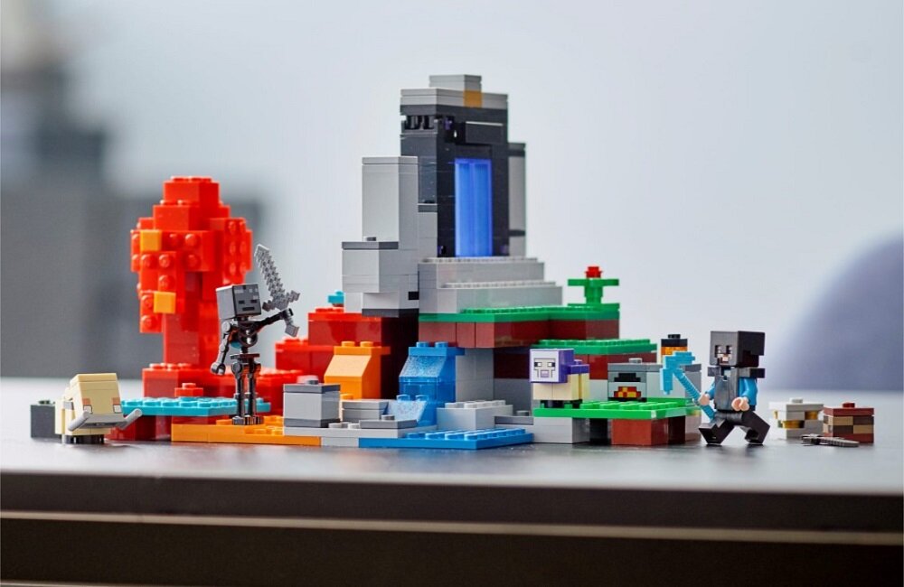 LEGO Minecraft Zniszczony portal 21172 niekończąca się podróż między wymiarami