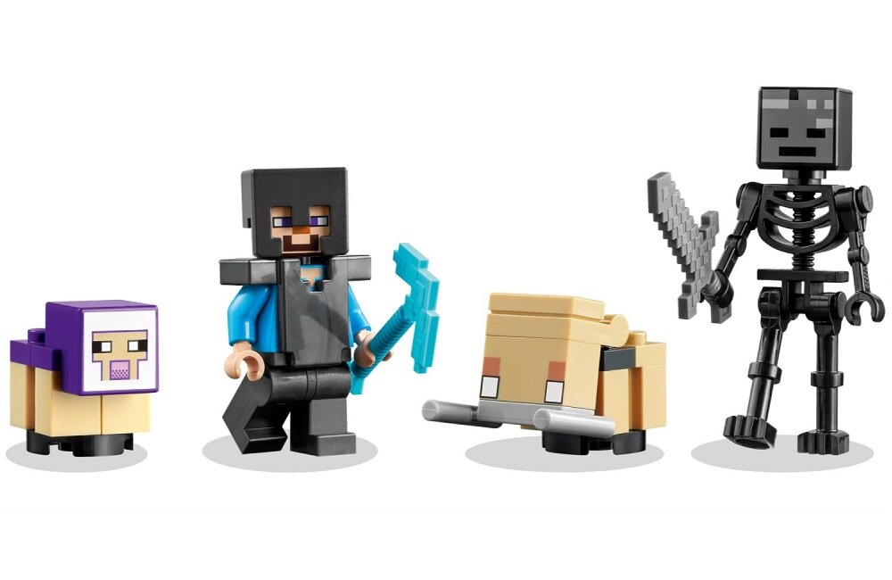 LEGO Minecraft Zniszczony portal 21172 Figurki gwarancją wspaniałej zabawy