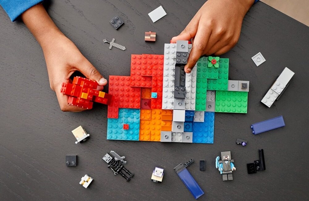 LEGO Minecraft Zniszczony portal 21172 Wysoka jakość i bezpieczeństwo