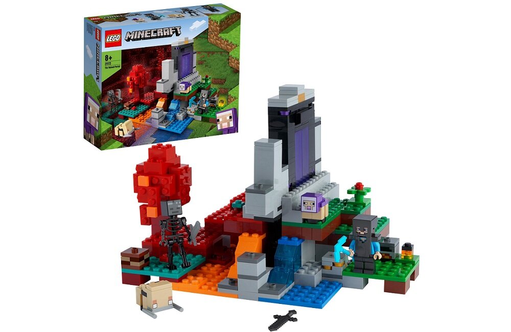 LEGO Minecraft Zniszczony portal 21172 Od lat dla Was