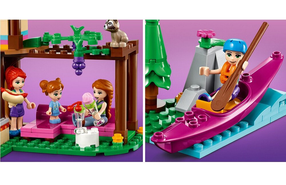 LEGO Friends Leśny domek 41679 Zestaw pełen niespodzianek