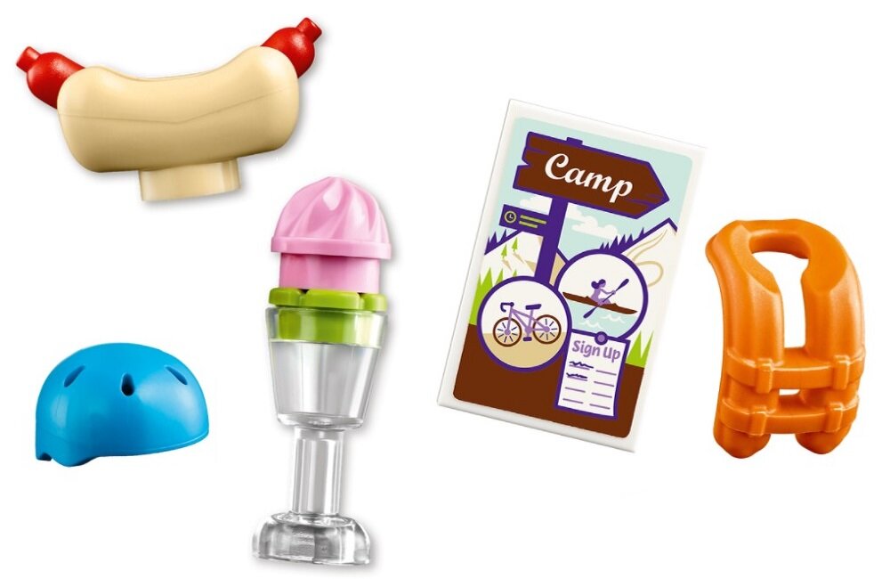 LEGO Friends Leśny domek 41679 Cała masa akcesoriów