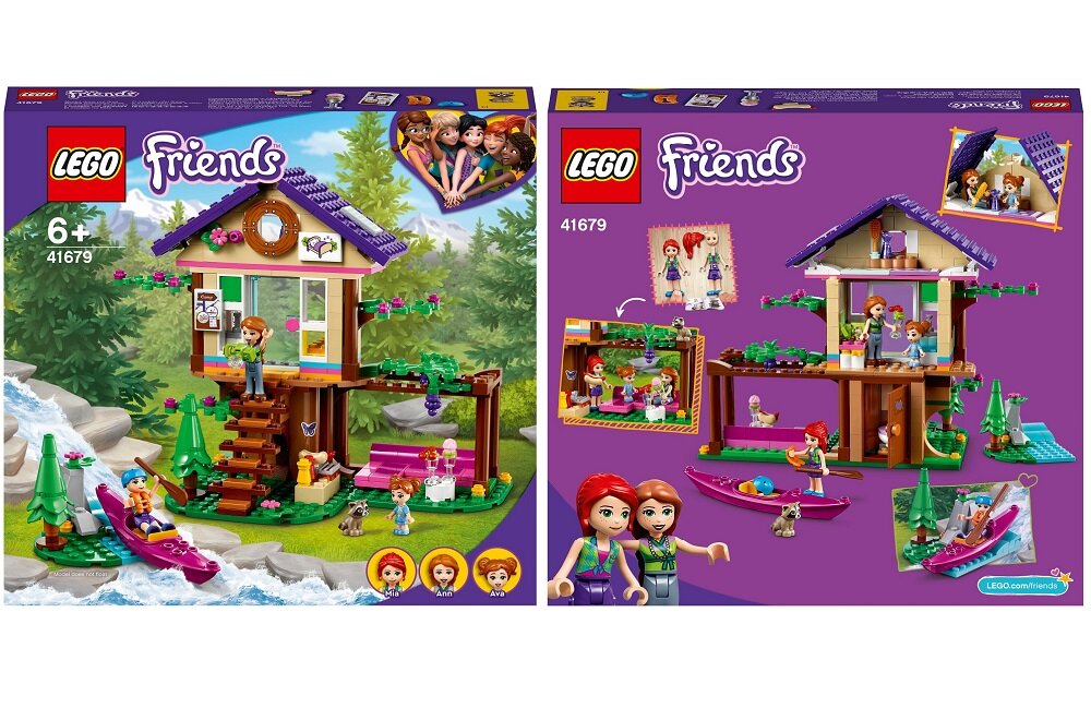 LEGO Friends Leśny domek 41679 Od lat dla Was