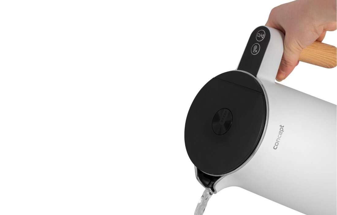 Czajnik CONCEPT RK3300 Bialy podwojny system bezpieczenstwa