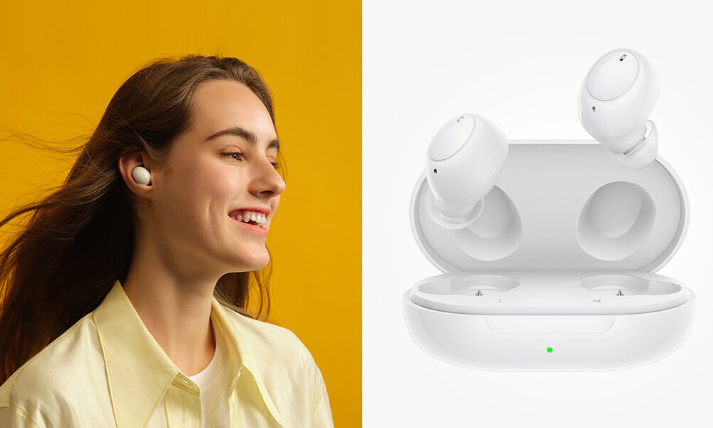 Słuchawki OPPO Enco Buds W12 inteligentna redukcja szumów