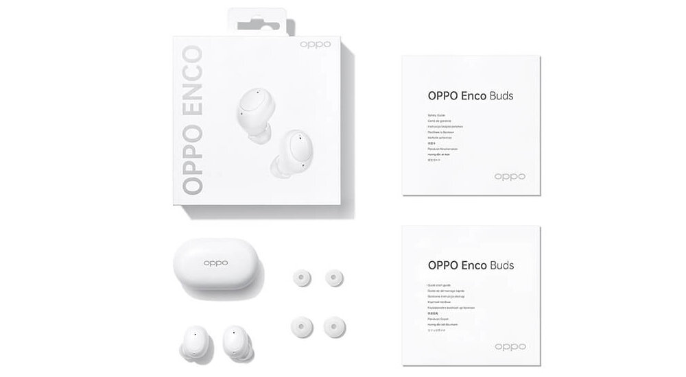 Słuchawki OPPO Enco Buds W12 zestaw