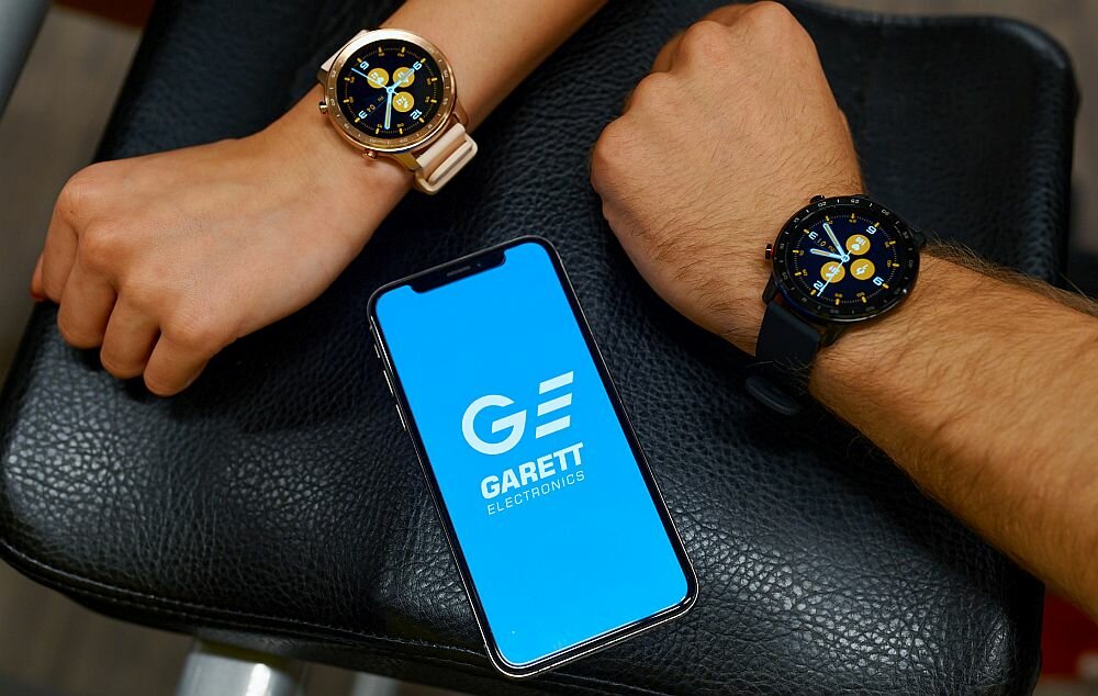 Smartwatch GARETT Street Style  ekran bateria pasek wykonanie odporność funkcje monitoring pomiar aplikacja łączność odbieranie dzwonienie 