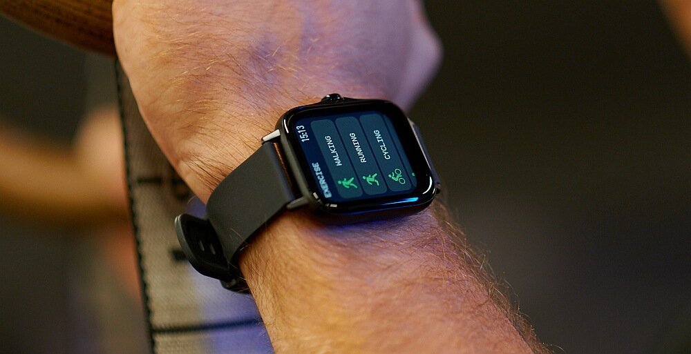 Smartwatch GARETT Sport Activity GT ekran bateria pasek wykonanie odporność funkcje monitoring pomiar aplikacja łączność odbieranie dzwonienie